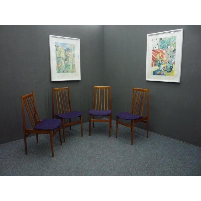 Dining Room Chairs in Cherry Wood from Casala, 1960s, Set of 4 For Sale - Image 13 of 14