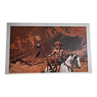 1990s Frank C. McCarthy "In the Land of the Ancient Ones" Signed Limited Edition Lithograph (1993) For Sale