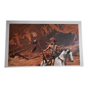 1990s Frank C. McCarthy "In the Land of the Ancient Ones" Signed Limited Edition Lithograph (1993)