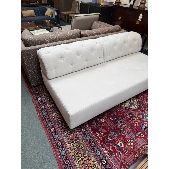 Traditional West Elm Tillary Daybed, Ivory For Sale - Image 3 of 12
