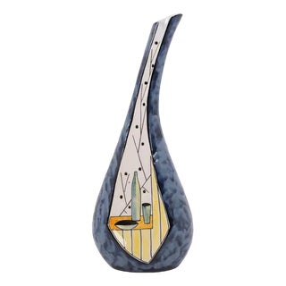 Italian Ceramic Vase from Alfa, 1980s For Sale