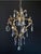 Metal Antique Chandelier with Crystals, 1960s For Sale - Image 7 of 8