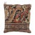 Traditional Rust Color Persian Border Mahal Rug Pillow, Early 20th Century For Sale