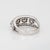Early 21st Century 1.35ct Diamond Cluster Ring Sz 6.5 Estate 14k White Gold Band Flowers Jewelry For Sale - Image 5 of 7