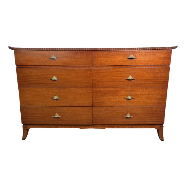 Vintage "Pagoda" Dresser by R-Way Furniture Company For Sale