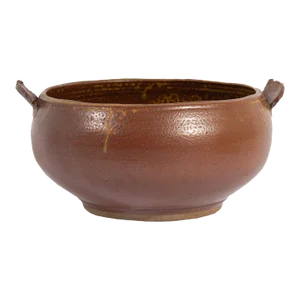 Studio Pottery Bowl With Handles