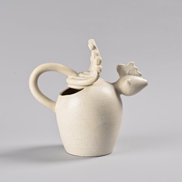 Large Zoomorphic Pitcher by Suzanne Ramié for Madoura, Vallauris, 1945 For Sale - Image 11 of 15