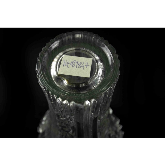 Vintage Vase is an original decorative object realized in 1970s. Art glass transparent vase. A perfect decorative object...