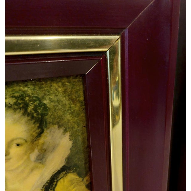 Renoir, Untitled, 1890s, Enamel, Framed, Set of 3 For Sale - Image 15 of 18