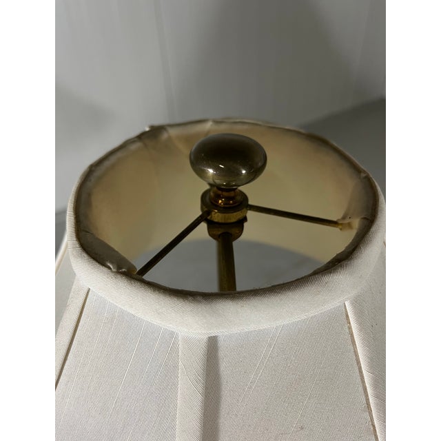 Large Crystal and Brass Table Lamps, 1960s, Set of 2 For Sale - Image 18 of 18