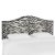 Textile Ashland Headboard in Cream Black Linen Zebra, Queen For Sale - Image 7 of 7