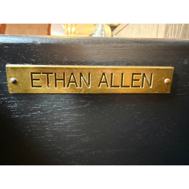 Ethan Allen Newport Liliana Chinoiserie Secretary Desk For Sale - Image 14 of 14