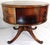 Duncan Phyfe 1940s Vintage Heirloom Weiman English Regency Rotating Drum Table #:614 For Sale - Image 4 of 16
