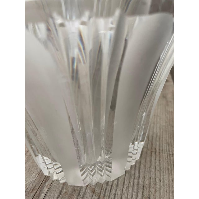 Cut Crystal Vase, 1950s For Sale - Image 4 of 10