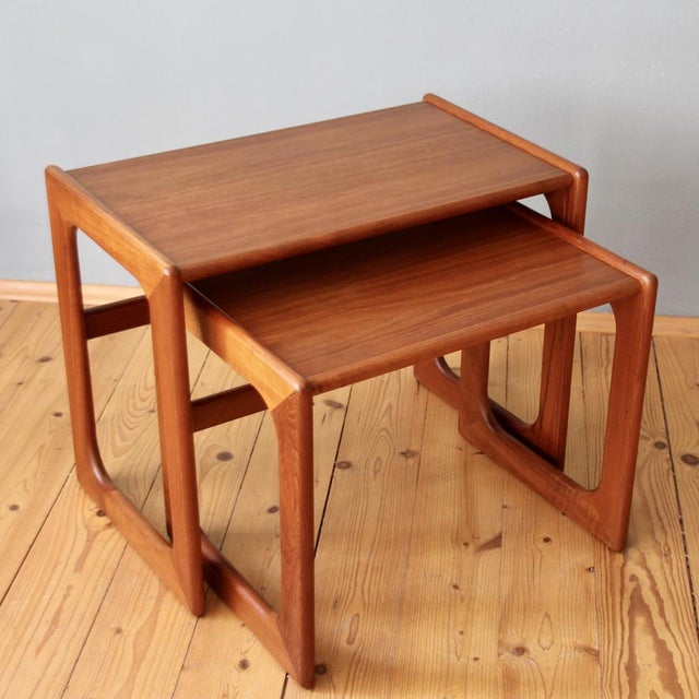 Wood Nesting Tables from Salin Nyborg, 1960s, Set of 2 For Sale - Image 7 of 18