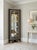 1980s Vintage Corner Style Mother of Pearl Inlaid Vitrine For Sale - Image 4 of 18