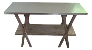 Urban Industrial Zinc Top Console