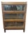 Antique Arts & Crafts Style 3 Stack Oak Barristers Book Case For Sale