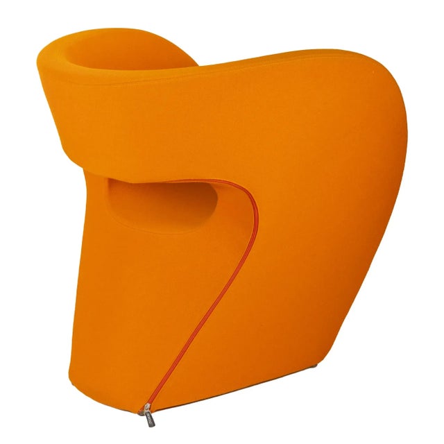 2000 - 2009 Orange Little Albert Armchair by Ron Arad for Moroso For Sale - Image 5 of 10