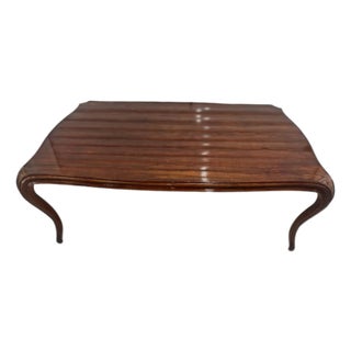 Theodore Alexander Keno Brothers "Fine Point Ii" Exotic Veneer Cocktail Coffee Table For Sale