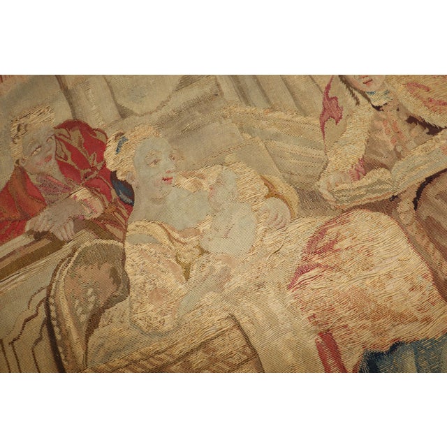 18th Century Tapestry Fragment For Sale - Image 4 of 8