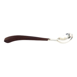 Vintage Spratling Style Modernist Hallmarked Sterling Silver and Rosewood Long Serving Spoon Spratling Style.