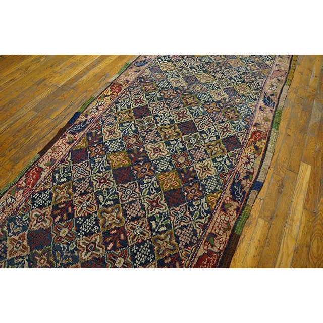 19th Century W. Persian Bijar Carpet ( 3'3" x 14'10" - 99 x 452 )