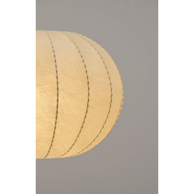 Vintage Cocoon Pendant Lamp by Goldkant Leuchten, 1960s For Sale - Image 4 of 10