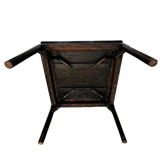 Antique Chinese Coffee Table With Giant Arm Braces For Sale In Chicago - Image 6 of 9
