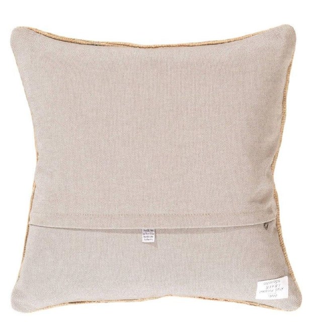 Vintage hand woven Turkish pillow. This is 100% wool. Back 100% cotton. Beautiful colors and well made. This pillow...