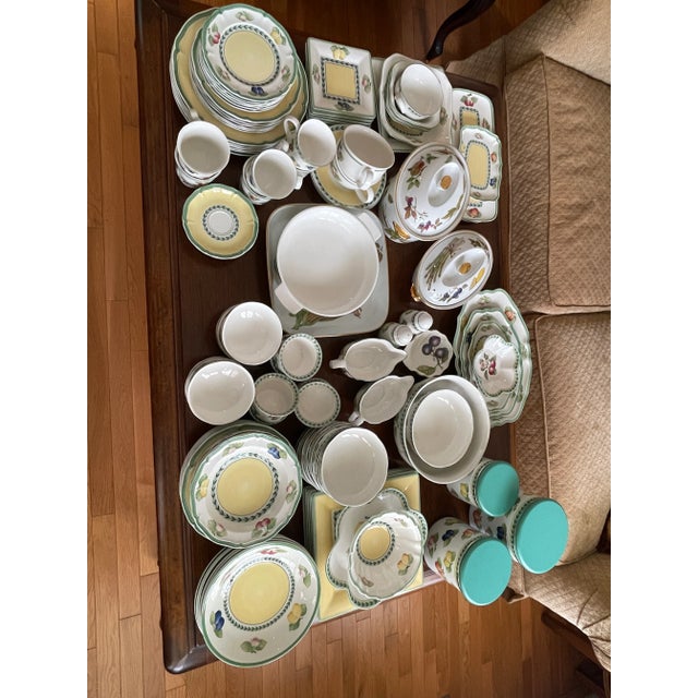 Villeroy & Boch Mid 20th Century Villeroy & Boch French Garden China 109 Pieces For Sale - Image 4 of 5