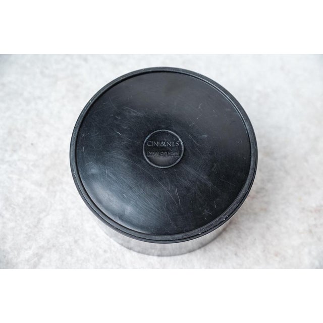 Black Ashtray by Cini & Nils for Opi Milano, 1970s For Sale - Image 4 of 6