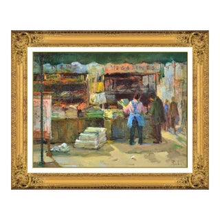 Mid 20th Century Morning Newsstand, Claire H. Ruby For Sale