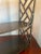 Wood Chinoiserie Style Fretwork Trimmed Tabletop Shelf For Sale - Image 7 of 8