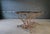 1980s Glass Top Dining Table with One of a Kind Steel Rebar Base For Sale - Image 10 of 17