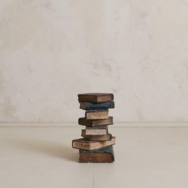 Faux Book Wood End Table Attributed to Maitland-Smith, 1970s - 2 Available For Sale In Chicago - Image 6 of 11