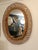 Oval Rattan and Bamboo Wall Mirror attributed to Franco Albini, 1960s For Sale - Image 9 of 10