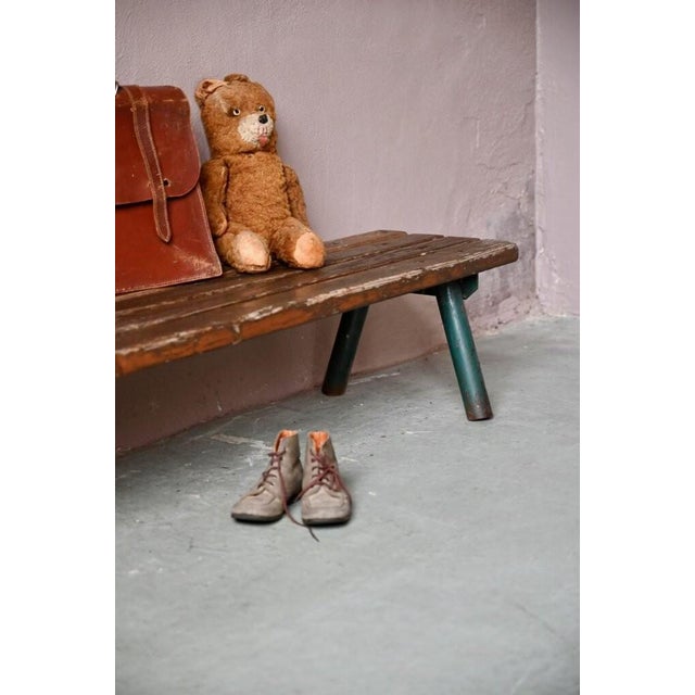 1960s Vintage School Bench, 1960s For Sale - Image 5 of 13