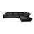 Black Leather Corner Sofa from Willi Schillig For Sale - Image 13 of 15