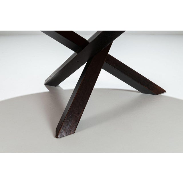 Tripod Dining Table in Wenge by Gerard Geytenbeek, Netherlands, 1960 For Sale - Image 13 of 14
