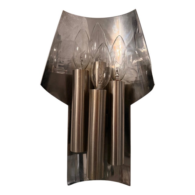 French 1960s Maison Charles Mid Century Wall Light For Sale