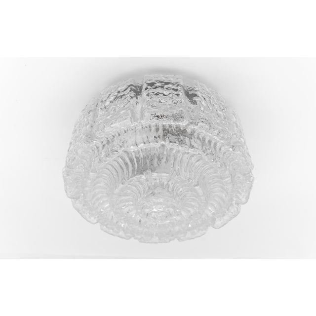 Large Bubble Tiered Glass Wall Lamp / Flush Mount by Limburg, Germany, 1960s For Sale - Image 9 of 15