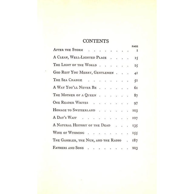 "Winner Take Nothing" 1933 Hemingway, Ernest For Sale - Image 4 of 9