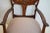 Circa 1910s English Edwardian Mahogany Inlaid Settee and Matching Chair For Sale - Image 11 of 12