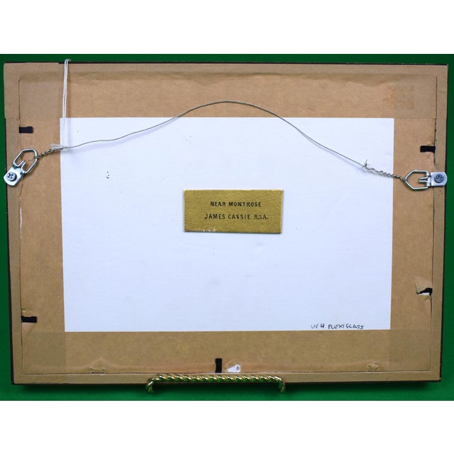 Art Sz: 3 5/8"H x 6 7/8"W Frame Sz: 9 1/4"H x 12 1/2"W James Cassie RSA (1819 – 11 May 1879) was a Scottish marine...