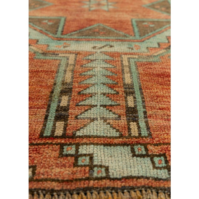 Contemporary Turkish Vintage Rug 3'3" x 9'5" For Sale - Image 3 of 4