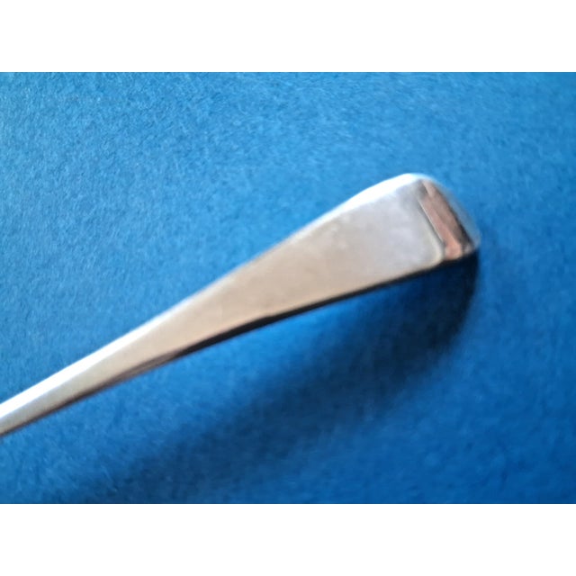 Beautiful sterling mustard/condiment spoon made by Wakely & Wheeler of London in 1933. English Silver Mustard Spoon Made...