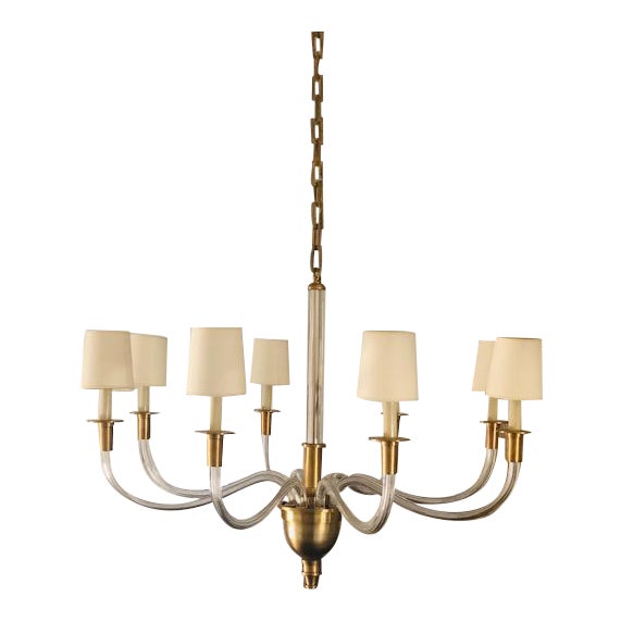 Visual Comfort Thomas O Brien Antique Brass Chandelier Chairish