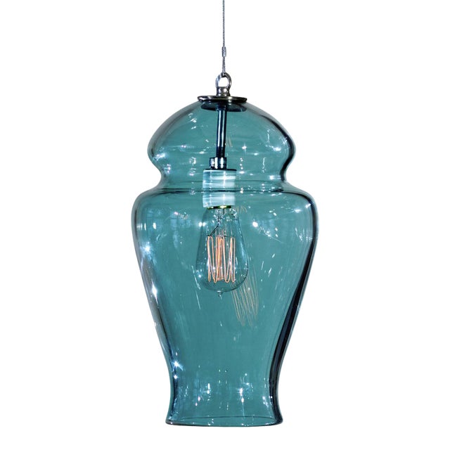 Gala Pendant Light from the Versuvius Collection in Lagoona For Sale