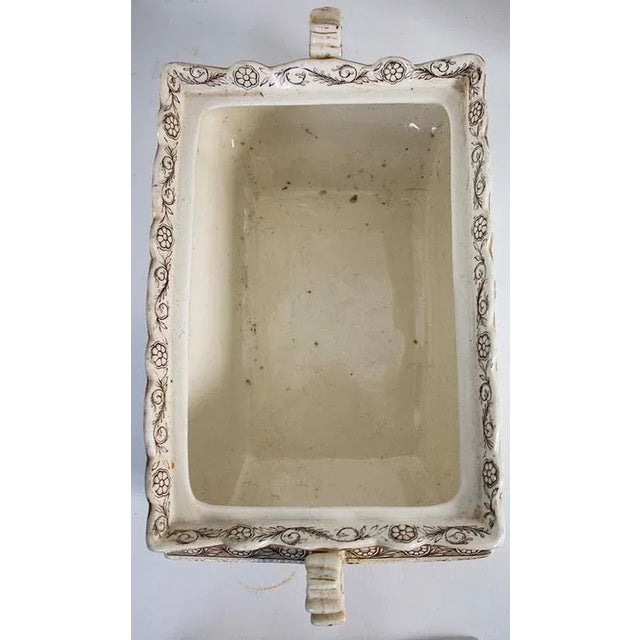 Vintage Staffordshire Farmhouse Serving Pieces - Set of 4 For Sale - Image 9 of 11